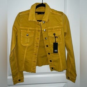 Kut from the Kloth Kara Yellow Jean Jacket